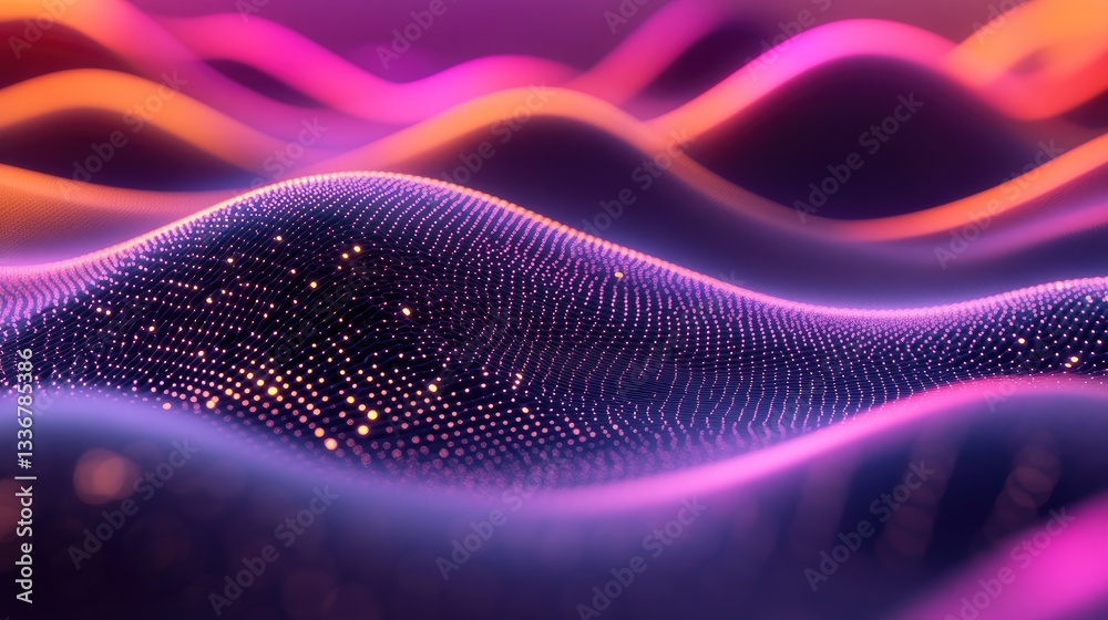 Poster d ai neural network visualization processing it big data.