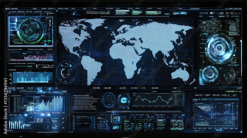 Poster advanced software interface displaying detailed quality control metrics and reports.