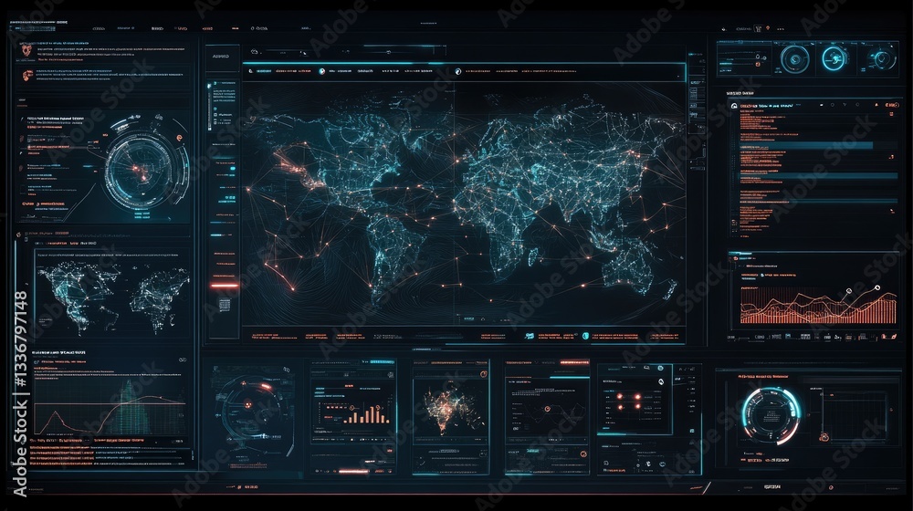 Poster advanced software interface displaying detailed quality control metrics and reports.