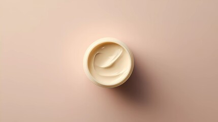 Moisturizing face cream in a stylish container, representing skin nourishment, self-care, and luxury beauty products, ideal for advertisements, comic book style