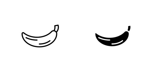 Obraz premium bananaicons for ui. vector illustration