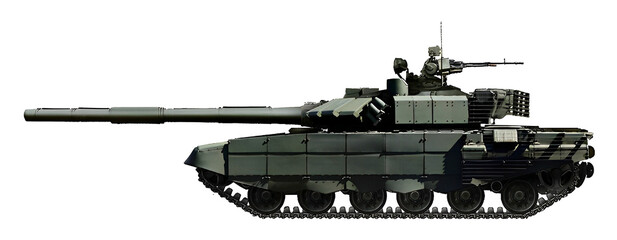 A variant of the modernization of the T-64 tank, known as the T-64B2 © Tikros