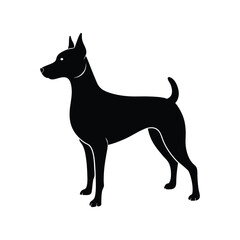 Dog  silhouette vector illustration 