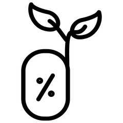 zero waste icon vector illustration concept