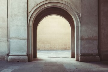Fototapeta premium Door arch architecture old entrance.