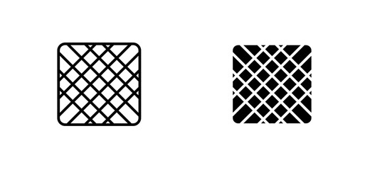 Mosquito net icons set for apps and web ui designs. simple isolated graphics. © Win