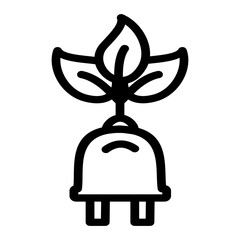 green energy icon vector illustration concept