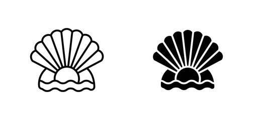 Pearl icons set for apps and web ui designs. simple isolated graphics.