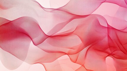 Fototapeta premium Abstract Red and Pink Swirling Fabric Texture