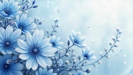 ブルーの花の背景