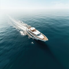 Fototapeta premium Boat vehicle cruise yacht.