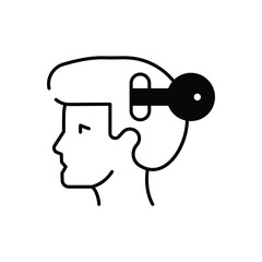 Mind Unlock Vector icon