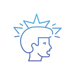 Panic Attack Vector icon