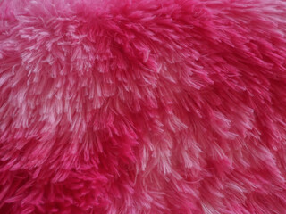 Pink fluffy carpet texture for a cute bright background.      