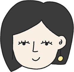 face of a woman
