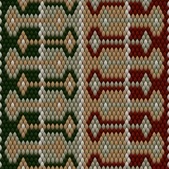 Ethnic Bead Patterns: Traditional Tribal Textile Designs Collection