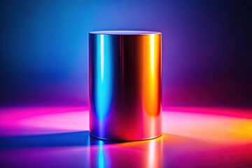 Cylinder Geometric Abstract Art