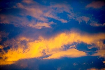 Sunrise and Fog Umbria Tuscany Italy January