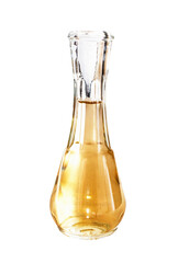 traditional flask chokan for rakia brandy isolated