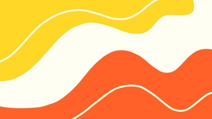 Cute yellow and orange aesthetic background