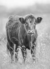Fototapeta premium Adorable Highland Calf