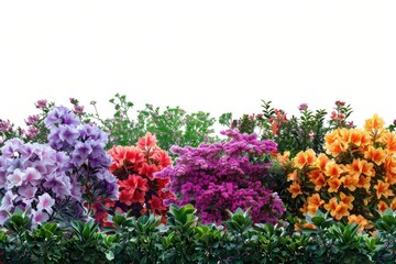 Obraz premium Vibrant floral garden illustration