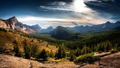 Obraz premium landscape of the best natural scenery in the united states.