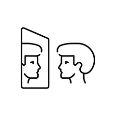 Self Awareness Vector icon