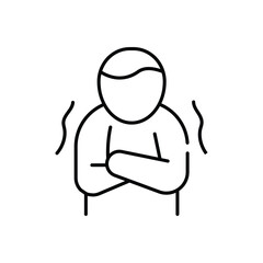 Trembling Vector icon