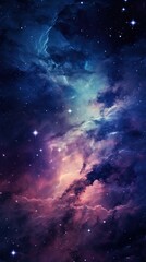 Fototapeta premium Seamless space pattern wallpaper astronomy universe outdoors.