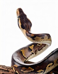 Anaconda isolated white background