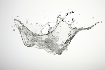 Water refreshment splattered simplicity.