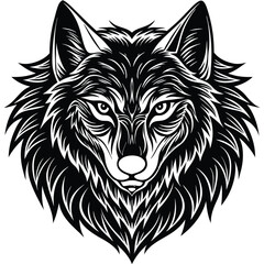 Adobe IllustrBeast, Wolf, Werewolf Head Silhouette - Cut Out Vector Icon Sticker
ator Artwork