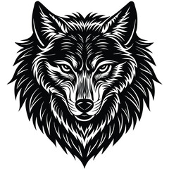 Adobe IllustrBeast, Wolf, Werewolf Head Silhouette - Cut Out Vector Icon Sticker
ator Artwork