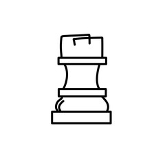 Chess pieces icon vector
