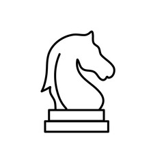 Chess pieces icon vector
