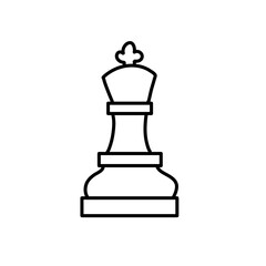 Chess pieces icon vector
