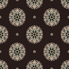 Motifs African boho paisley Floral Ikat pattern embroidery border. Ethnic ikat floral Ethnic Indian Pattern Ikat pattern Ethnic Pattern.Border indian floral Aztec embroidery border seamless patterns.