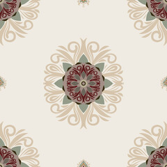 Motifs African boho paisley Floral Ikat pattern embroidery border. Ethnic ikat floral Ethnic Indian Pattern Ikat pattern Ethnic Pattern.Border indian floral Aztec embroidery border seamless patterns.