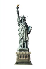 Fototapeta premium Statue of liberty landmark historical sculpture.