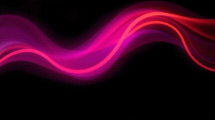 Fototapeta premium Futuristic and Stylish, Luxury Black Background with Flowing Waves, Minimalist Elegance
