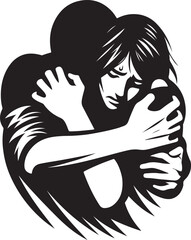  Fearful Embrace vector