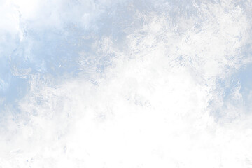 Fototapeta premium Abstract blue and black ink texture.