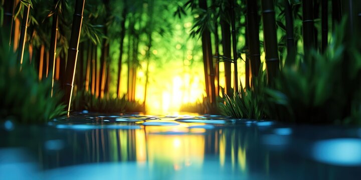 bamboo forest - Powered by Adobe