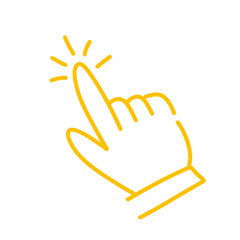 Mouse cursor hand finger
