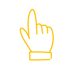 Mouse cursor hand finger
