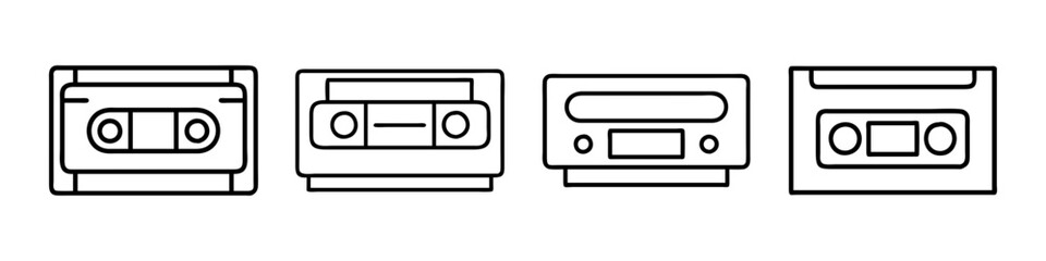 cassette icon sheet