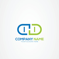 Minimal Monogram Letter II Medicine Logo Elements