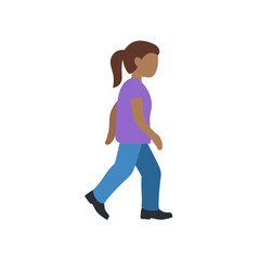 Person Walking (Dark Skin Tone)
