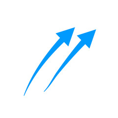blue arrow showing wind
